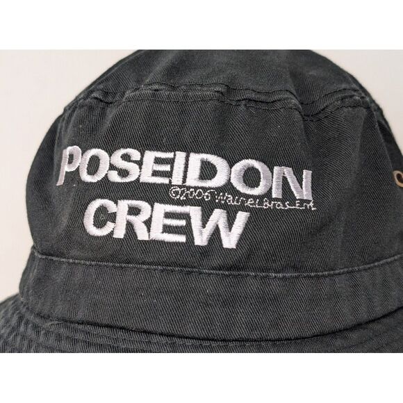 Vintage Poseidon Crew Movie Promo Bucket Hat Cap Kurt Russell Josh Lucas Y2K - Picture 2 of 7
